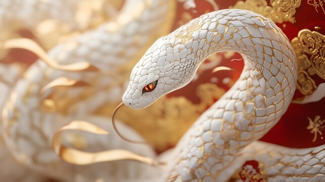 Chinese New Year.lunar new year,year of the snake.&nbsp;symbolizes the Lunar New Year of China.