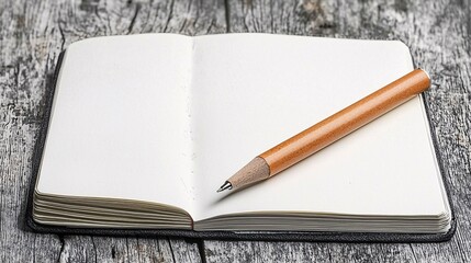 Debt repayment strategies outlined in a personal finance journal Stock Photo with side copy space