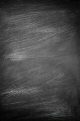 Fototapeta premium Empty chalkboard background ready for writing or drawing. Perfect for educational or creative projects.