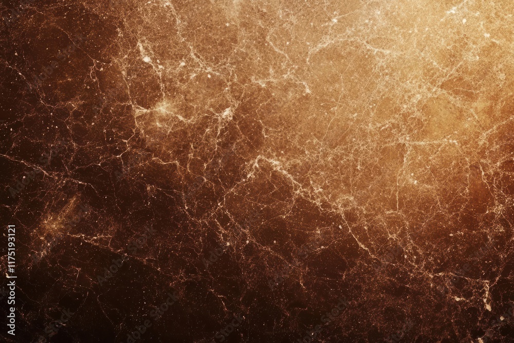 Poster textured abstract background with warm golden hues and intricate patterns, ideal for artistic and de