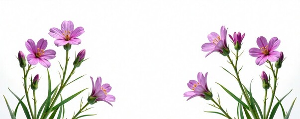 Fototapeta premium Isolated and dry Petrea volubilis blooms in white, nature, garden, plant