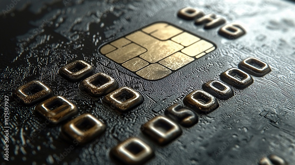 Poster credit card advice given during a workshop session stock photo with side copy space