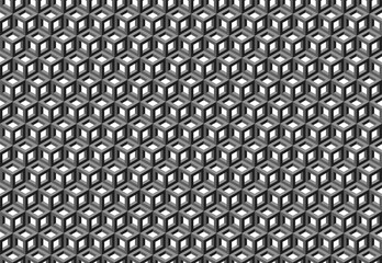 Modern geometric background for business or corporate presentation. Tech seamless ornamental vector pattern for banner design. Tillable grid mesh repeatable technology.