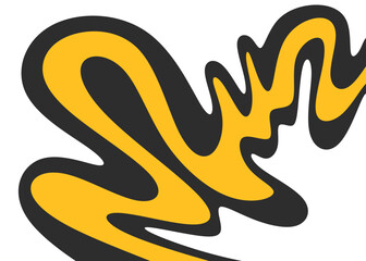 Abstract background with melting liquid pattern and with some copy space area