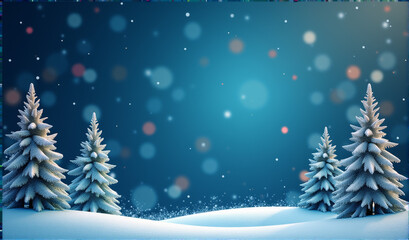 Naklejka premium christmas background with tree