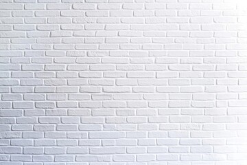 Obraz premium A clean, white brick wall background ideal for various design and advertising projects.