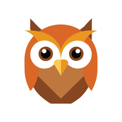 mask owl paper cartoon for kids.eps