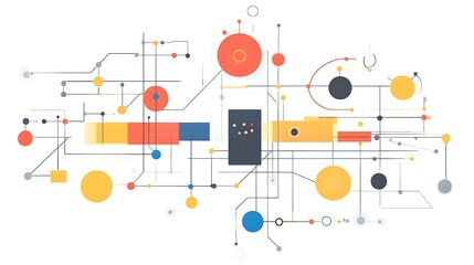 An abstract representation of DevOps processes with development and operations workflows 