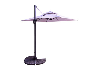 Modern parasol umbrella with stand © nuwatphoto