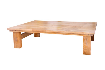 Low wooden table