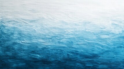 Obraz premium Abstract blue ombre painting. A textured, hand-painted background with a gradient from white to deep blue.