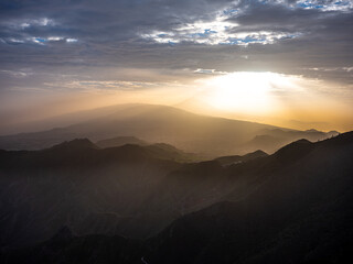 Hiking in the Teide national Park
