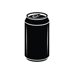 soda can silhouette vector.eps