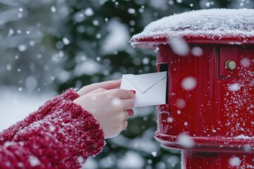 A Snowy Winter's Day: Sending a Letter