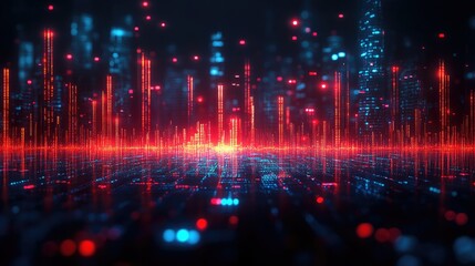 Strategic Business Planning Session with Digital Charts,