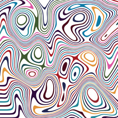 ABSTRACT ILLUSTRATION MARBLED TEXTURE LIQUIFY PSYCHEDELIC PASTEL SOFT COLORFUL DESIGN. OPTICAL ILLUSION BACKGROUND VECTOR DESIGN