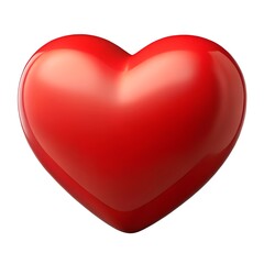 heart shape isolated on white