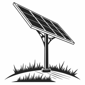recommend clip art: Solar Panel Silhouette Vector Art