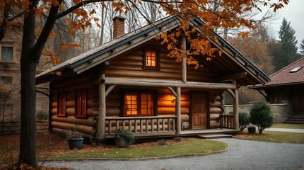 wood house interior design