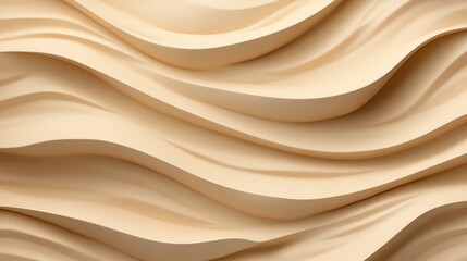 Abstract beige waves create a luxurious and calming visual.  The soft, undulating forms evoke a sense of serenity and elegance.