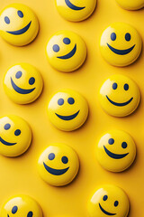 Fototapeta premium World smile day emojis arrangement