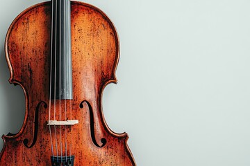 Cello isolated on white background 