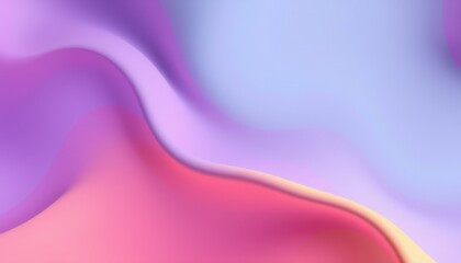 Abstract Pink Purple and Blue Gradient Waves