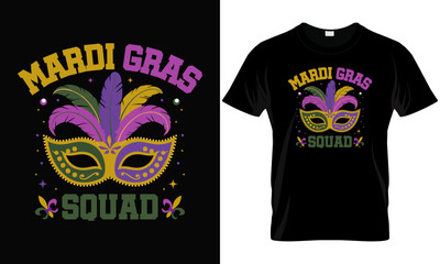 Mardi Gras Costume Mardi Gras Squad T-Shirt.ai © Kadbanu537998