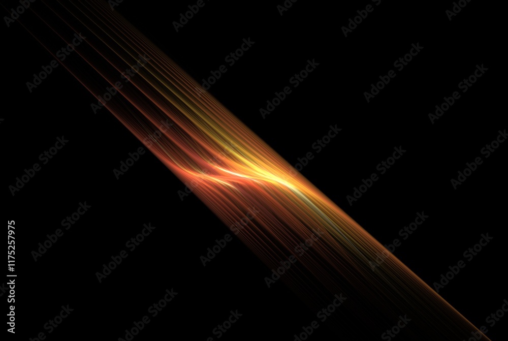 Poster computer generated fractal pattern and shape