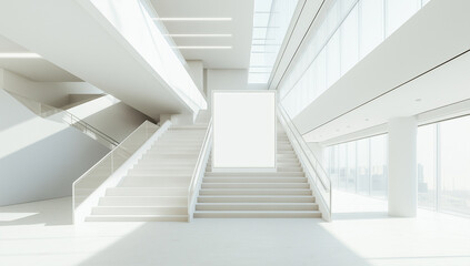 Obraz premium Minimalist Poster Mockups in Modern Spaces