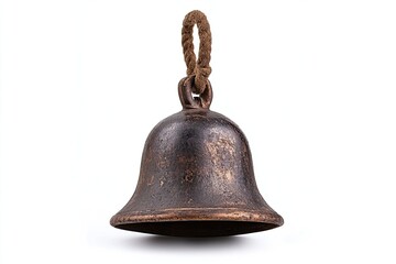 Cowbell isolated on white background 