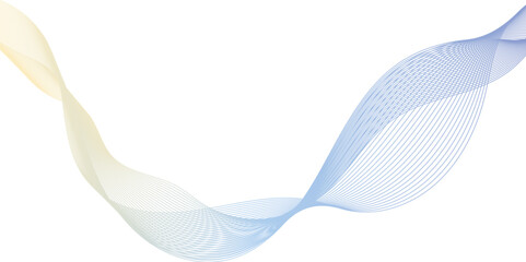 Abstract modern background with blue wavy lines, dynamic flowing wave lines design element, futuristic technology and sound wave pattern.