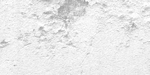 Abstract Plastered long panoramic white plaster of wall surface. White cement concrete floor or stone marble texture. Surface of old and dirty outdoor building wall texture. Cracks and scratches BG.