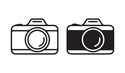 Camera icon set. photo camera icon. camera photography icon.Vector Illustration eos 10