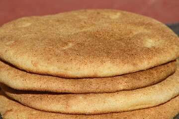 Traditional Moroccan Bread Close Up