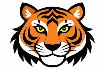 tiger head vector