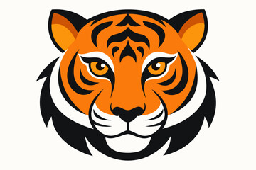 tiger head vector