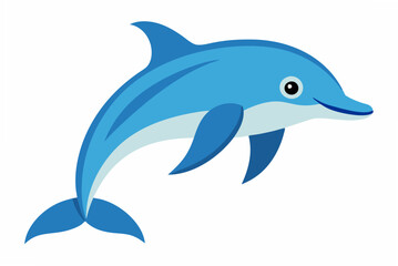 Obraz premium dolphin isolated on white