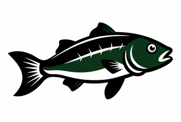 fish on a white background