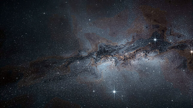 Celestial wonders Breathtaking view of cosmos filled with distant stars and nebulae