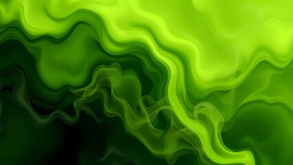 Fototapeta premium Abstract green background with smoke