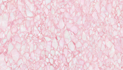 Ein elegantes Muster aus rosa Marmor mit goldenen Rissen, das an eine luxuriöse Steinstruktur erinnert. Perfekt für Hintergründe, Design oder Dekoration. Generative KI.