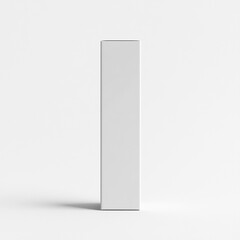 blank white box on white