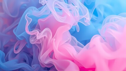 Obraz premium Pink smoke background AI, Pink and blue smoke background , pink rose petals background