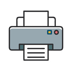 computer printer icon design
