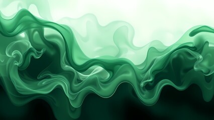 abstract green background AI