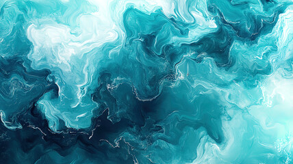 Beautiful Abstract Watercolor Splash in Blue and Green for Background Design