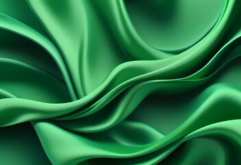 abstract green background, green silk background