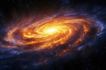 Obraz premium breathtaking view of a colorful galaxy background showcasing swirling stars and celestial bodies creating an enchanting atmosphere that inspires awe and wonder at the vastness of the universe