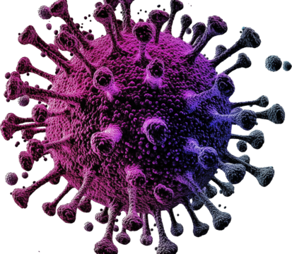 virus 3d render